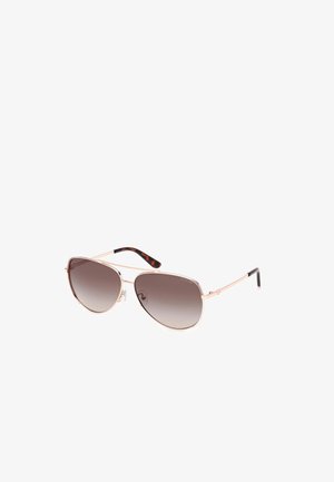 Lunettes de soleil - shiny rose gold gradient brown