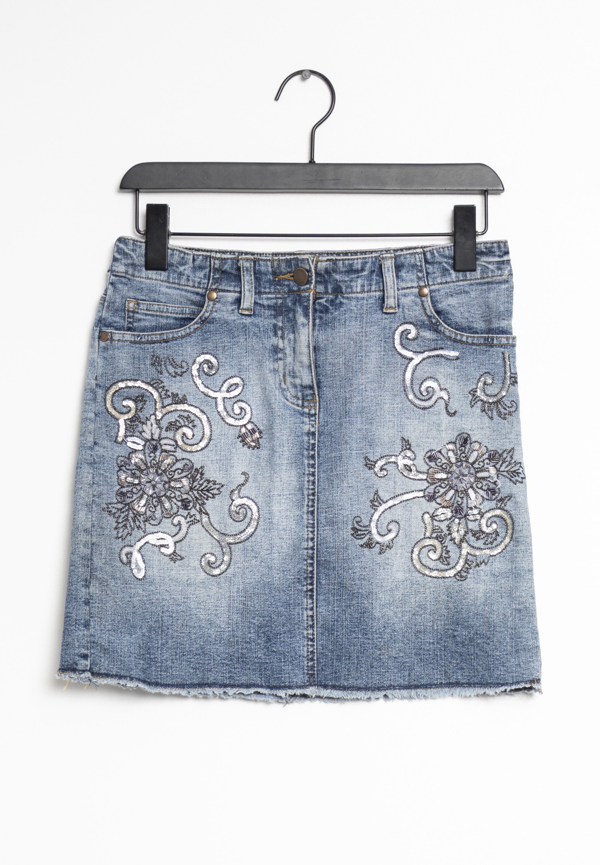 Blue Mini Skirt