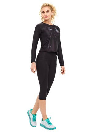 CROPPED LONG SLEEVE - Top dugih rukava - panther schwarz