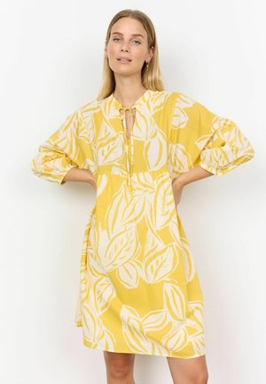 Soyaconcept ELVINE - Jurk - golden yellow combi