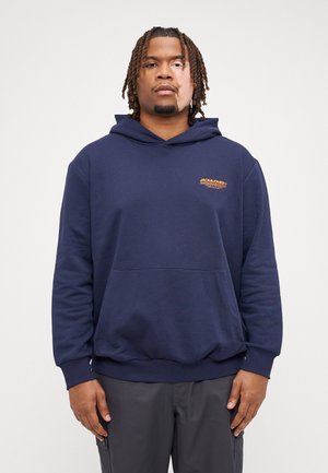 Jack & Jones JJOLIVE HOOD  - Sweatshirt - navy