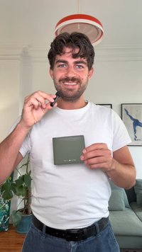 Tommy Hilfiger EDGE MINI WALLET UNISEX - Portafoglio - battle green