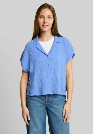 TOM TAILOR DENIM TOM TAILOR DENIM BLUSEN & SHIRTS SEERSUCKER RESORT HEMDBLUSE - Chemisier - bonnet blue