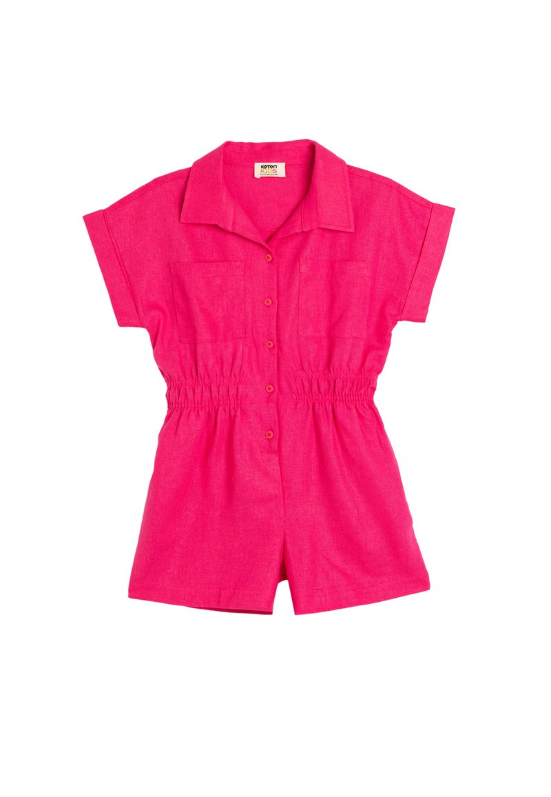 Koton LINEN MIX OVERALLS - Overall / Jumpsuit - pink