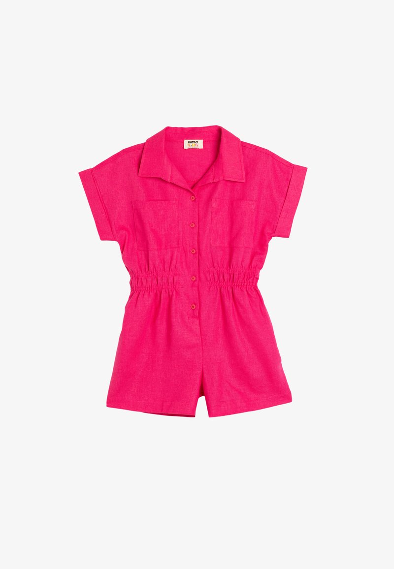 Koton LINEN MIX OVERALLS - Mono - pink