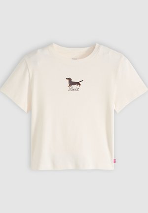 Levi's®, ESSENTIAL SPORTY TEE - T-shirt imprimé - egret