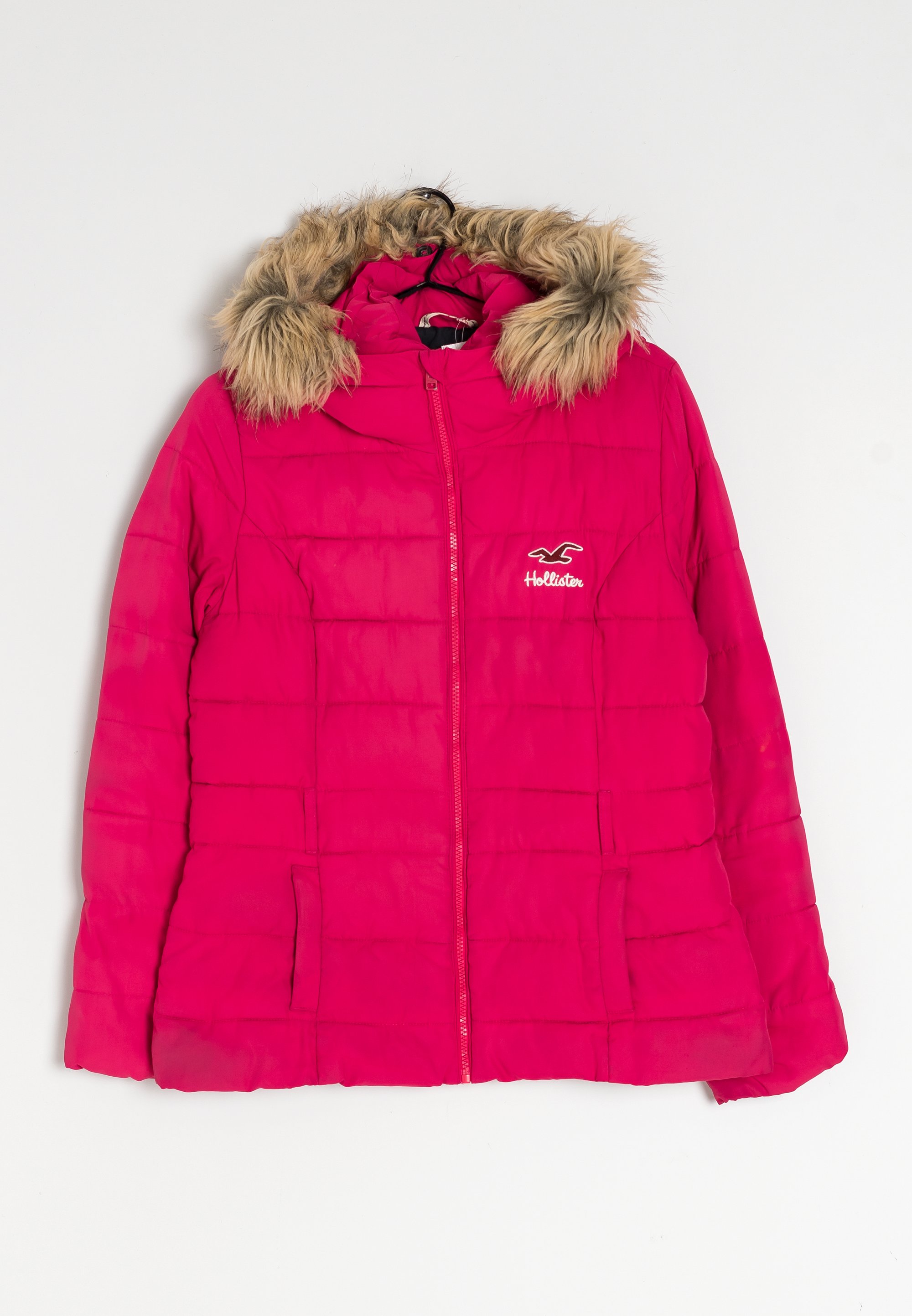 Hollister Winter jacket pink (Pre-owned) Zalando