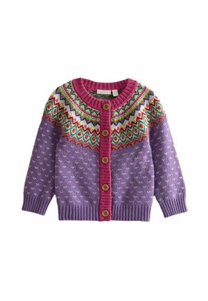 REGULAR FIT - BRIGHT FAIR ISLE - Vest - lilac purple