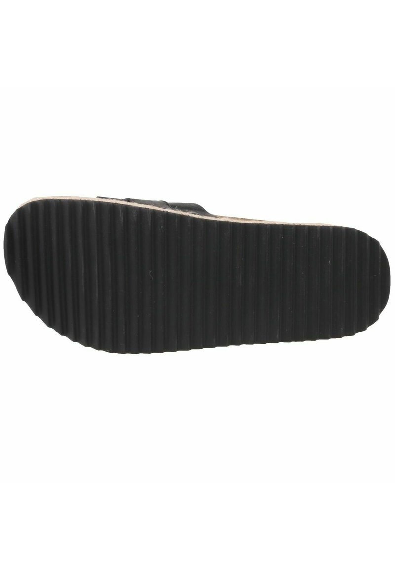 Damen Flache Pantoletten | Dockers by Gerli Pantolette flach schwarz - ML20583 Damen Flache Pantoletten | Dockers by Gerli Pantolette flach schwarz - ML20583