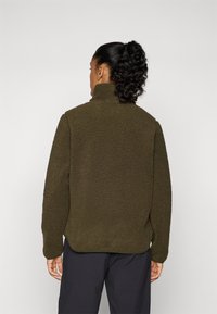 Jack Wolfskin HIGH CURL - Fleecejacke - obsidian moss