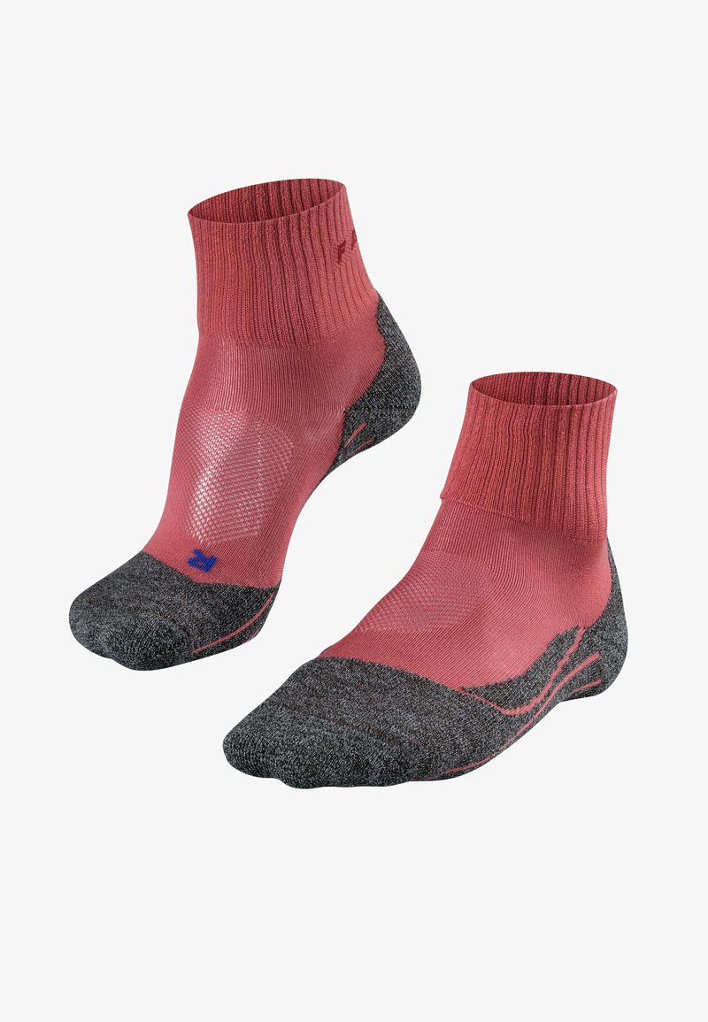 FALKE TK2 Cool Short Trekking medium cushioning - Calcetines de deporte - mixed berry