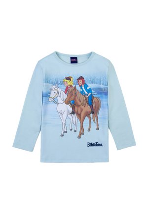 Long sleeved top - straight blue