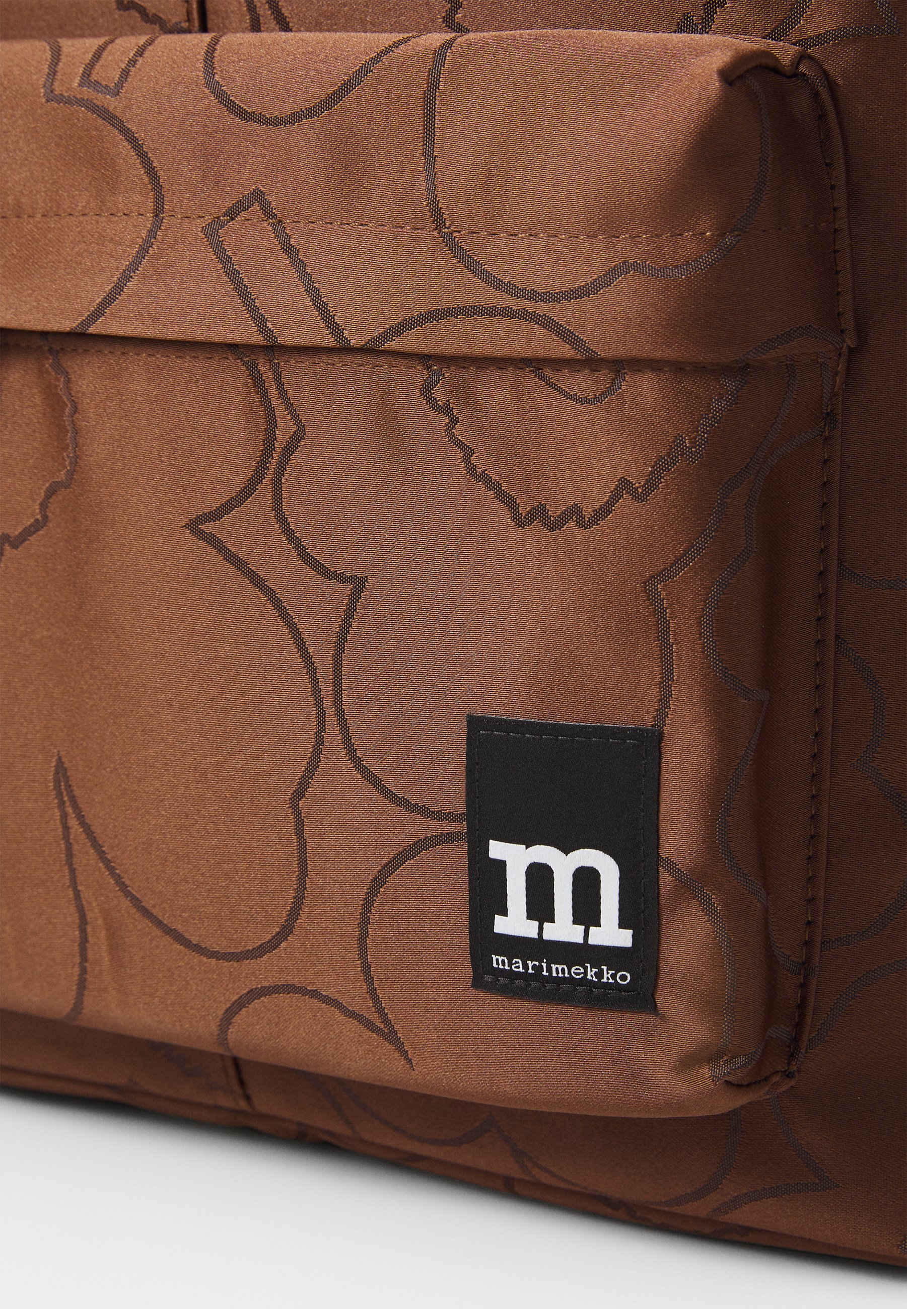 Marimekko ZIP TOP BACKPACK PIIRTO UNIKKO - Rucksack - brown