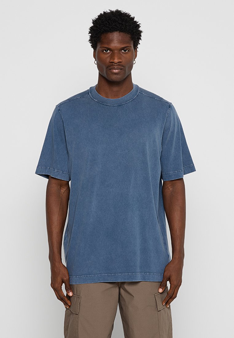 Abercrombie & Fitch T-shirt basic blauw Abercrombie & Fitch T-shirt basic blauw