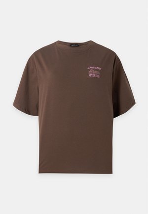 Even&Odd, T-shirt con stampa - dark brown