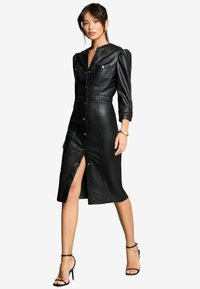 Lipsy REGULAR FIT MIDI Shirt dress black Zalando