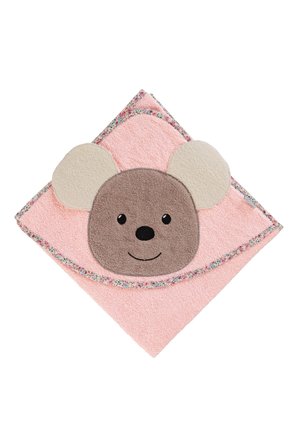 Sterntaler MOTIV-KAPUZENBADETUCH MABEL - Bath towel - zartrosa