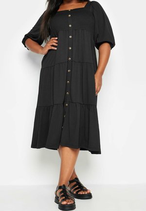 Blusenkleid - anthracite