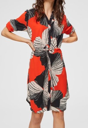 Blusenkleid - orange