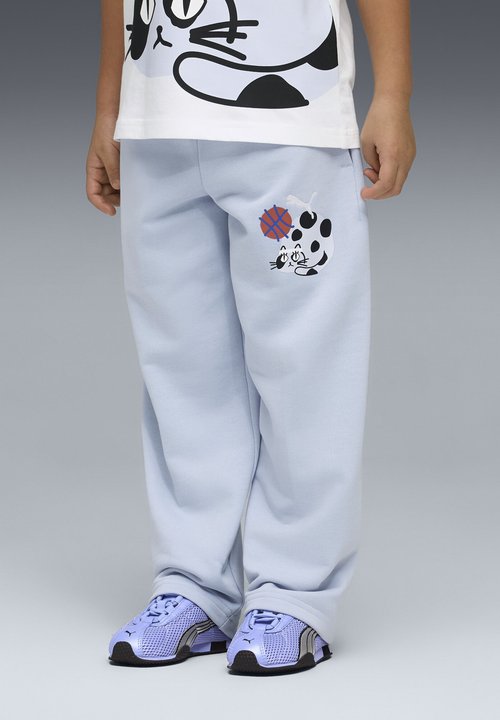 PUMA SPORTY CATS RELAXED JOGGINGHOSE UNISEX - Tracksuit bottoms - snow mountain blue — photo 2