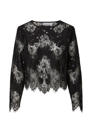 Pieces, PCNORINNE LS TOP WVN - Blouse - black