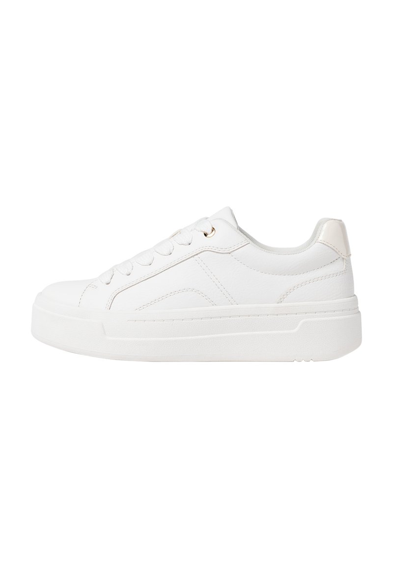 Stradivarius - Baskets basses - white, Agrandir