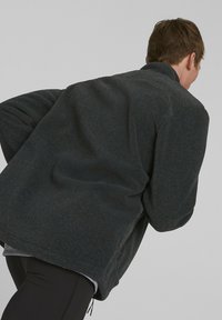 Puma SEASONS FULL ZIP M - Fliisjakk - black heather-silver