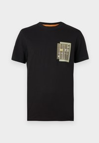 CONTAINER - Trükipildiga T-särk - black