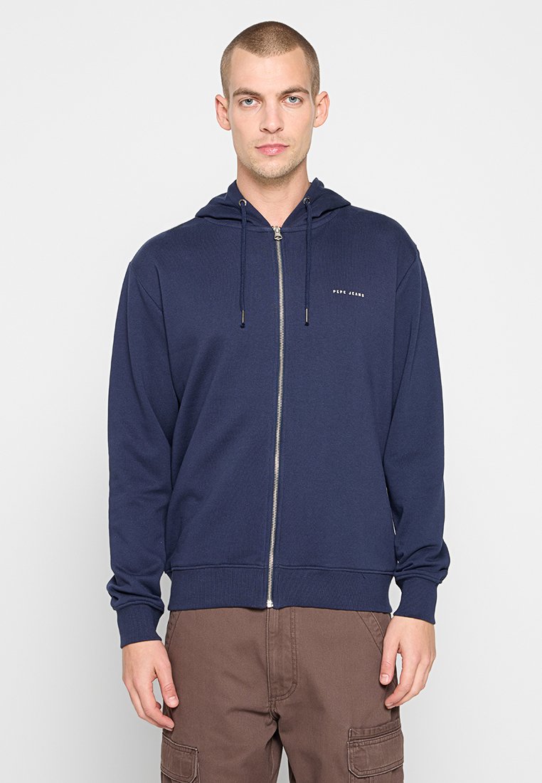 Pepe Jeans Sweater met rits donkerblauw