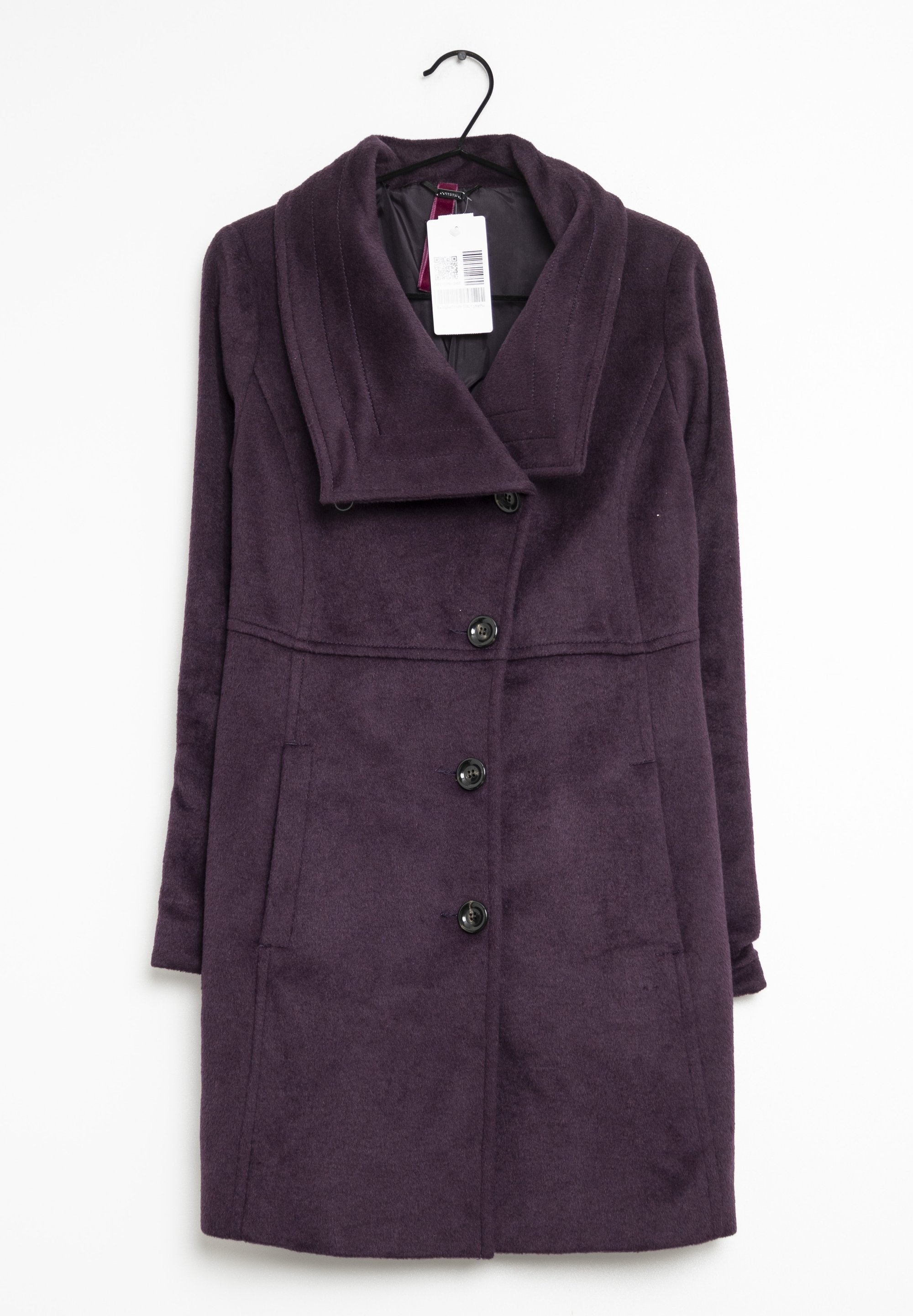 About You Opus Brauner Mantel Purple Comma Mantel Lila