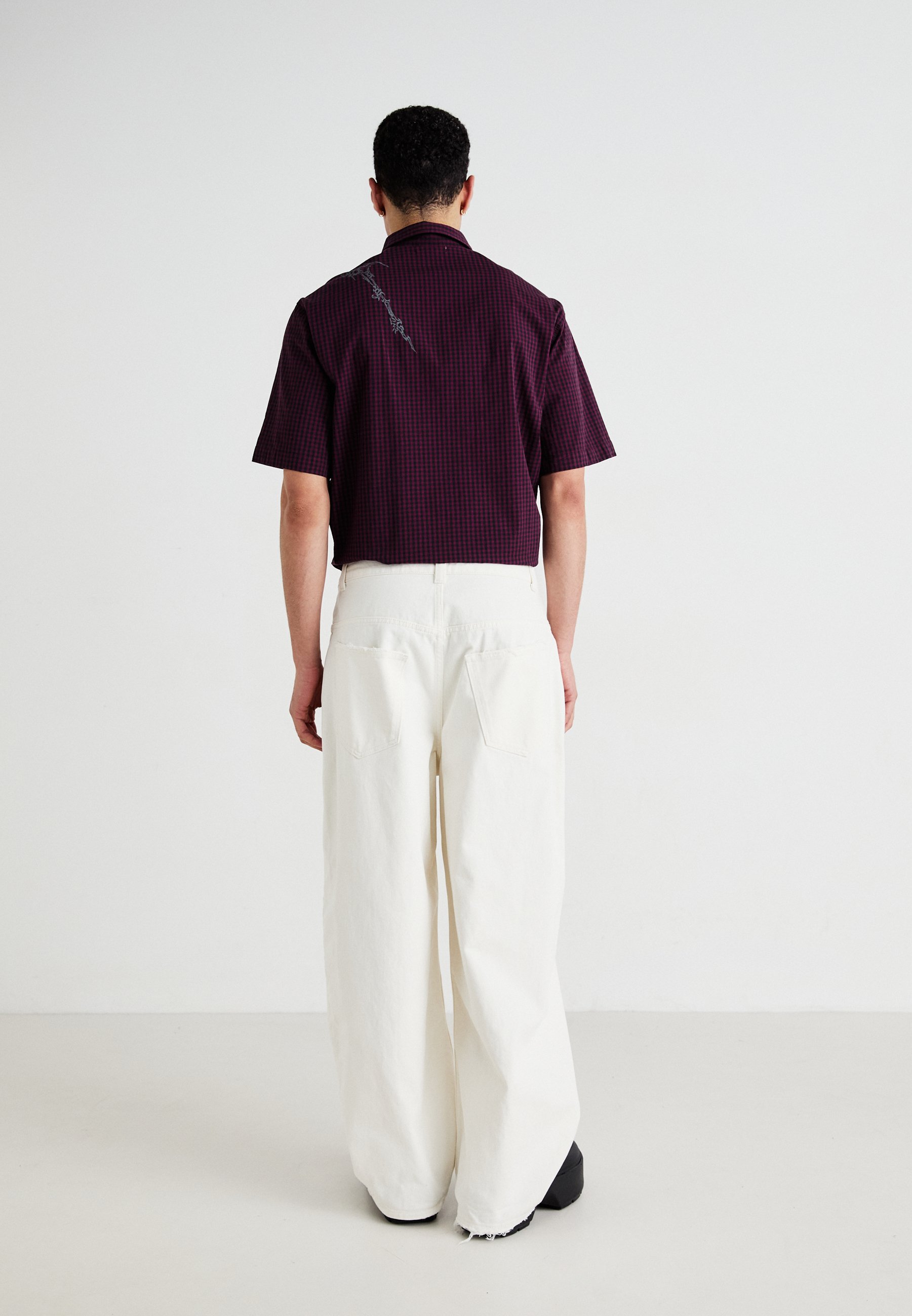 Jaded London XL COLOSSUS - Straight leg jeans - white - Zalando.co.uk
