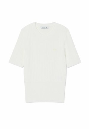 Lacoste, LACOSTE - - Camiseta básica - blanc v