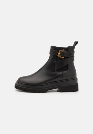 Coccinelle SMOOTH - Platform ankle boots - noir