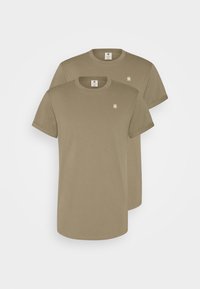 G-STAR LASH 2 PACK - T-shirt básica - compact vetiver