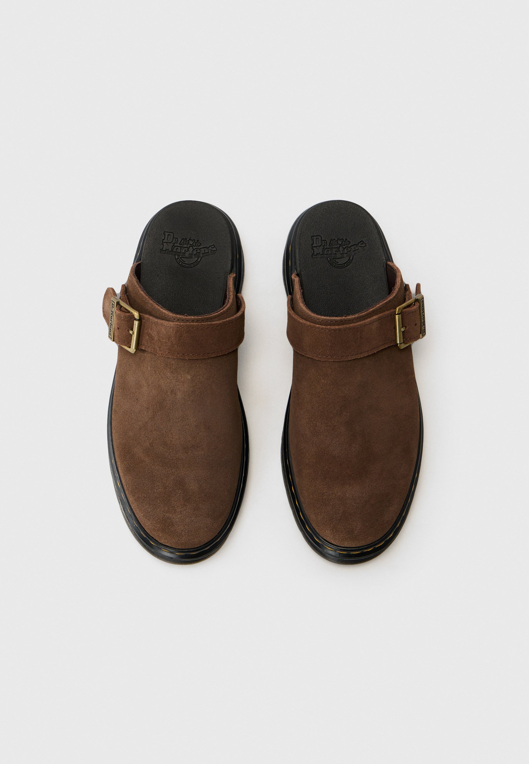 Dr. Martens BROOKLINE UNISEX - Mules - dark brown bronx/dark