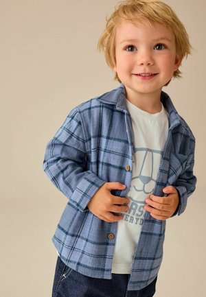 Next, LONG SLEEVE SHIRT AND T-SHIRT SET 2 PIECE - Shirt - blue check