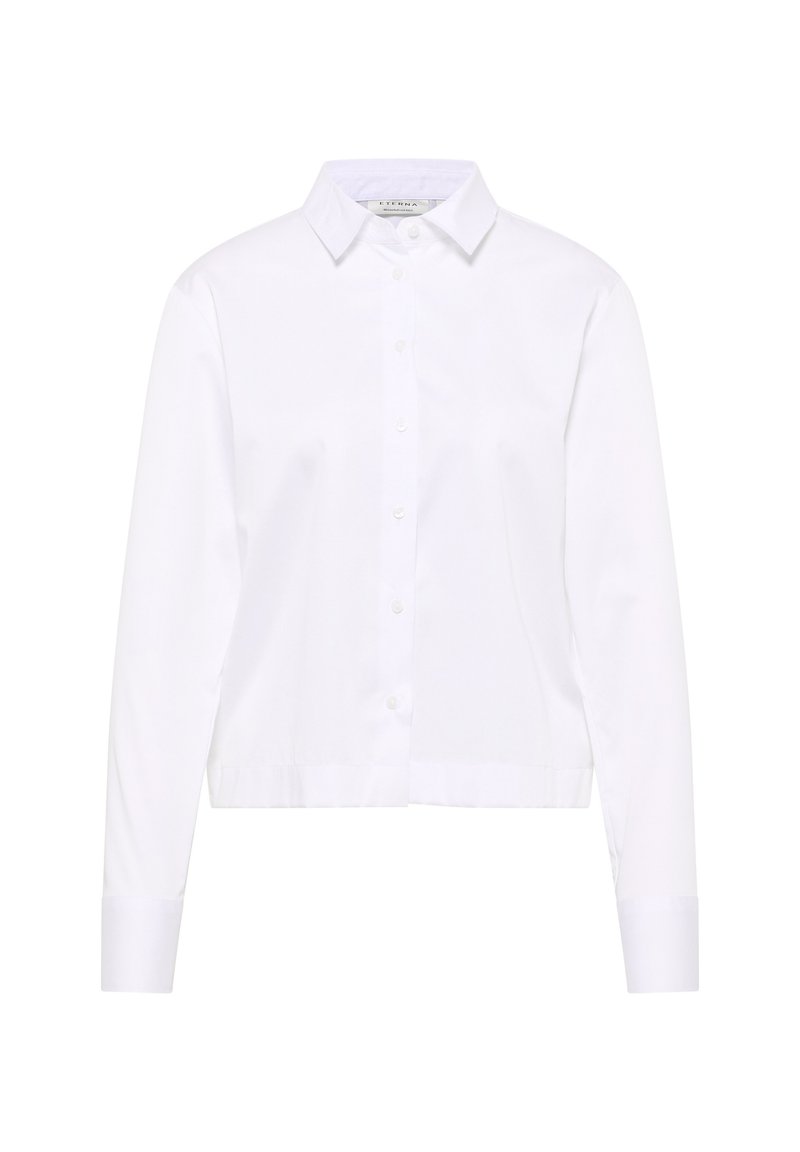 Eterna SATIN SHIRT OVERSIZE FIT Chemisier weiß/blanc