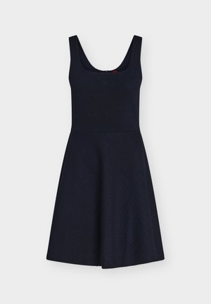 HUGO, NALEIDA - Strickkleid - medium blue
