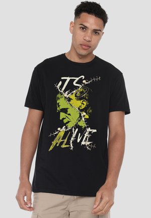 Universal Studios UNIVERSAL MONSTERS/FRANKENSTEIN ALIVE STITCHES - Print T-shirt - black