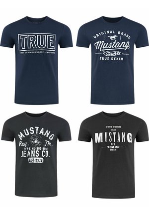 Mustang TEE 4 PACK - T-shirt print - farbmix