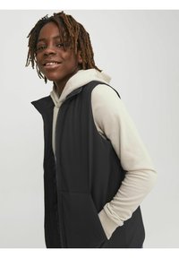 Jack & Jones Junior Strukirani kaput - black