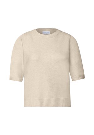 Street One Studio, KURZARM PULLOVER MIT RUNDHALS - T-shirt basique - creamed sand mel