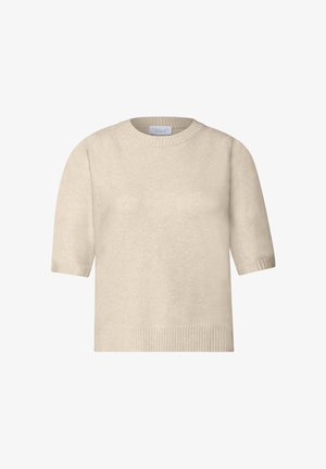 Street One Studio, KURZARM PULLOVER MIT RUNDHALS - T-shirt basique - creamed sand mel