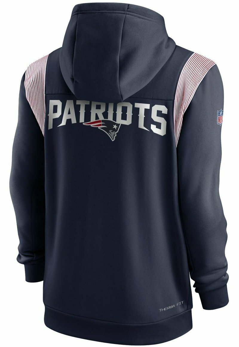 Nike Performance NEW ENGLAND PATRIOTS NFL THERMAFLEX - Sudadera con cremallera - navy/azul marino Zalando.es