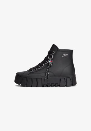 Tommy Jeans, PLATFORM SNEAKER - Sneaker high - black