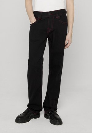 RICKY SN FLAP  INSEAM - Jeans a sigaretta - body rinse black