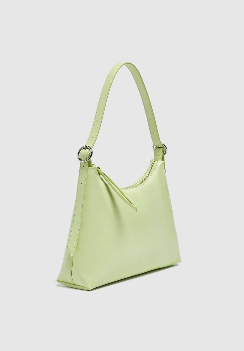 Damen Handtaschen | PULL&BEAR BUCKLED SHOULDER Handtasche light green/hellgrün - AS61776 Damen Handtaschen | PULL&BEAR BUCKLED SHOULDER Handtasche light green/hellgrün - AS61776