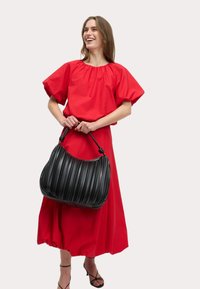 Marks & Spencer BUBBLE HEM PUFF SLEEVE - Blůza - red