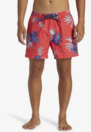 EVERYDAY MIX VOLLEY 15 - Swimming shorts - mottled light red