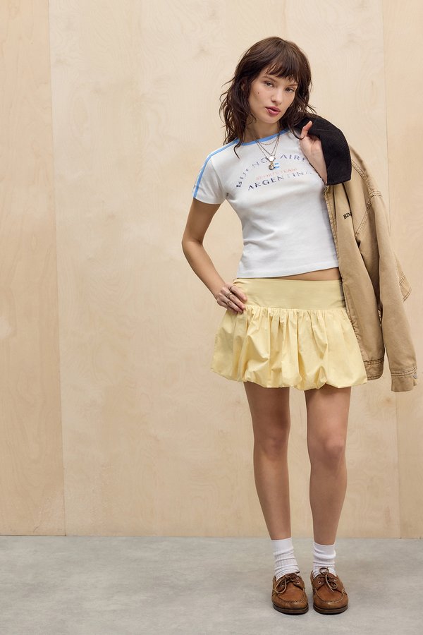 BUBBLE HEM - A-line skirt3